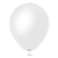 50 x Latex Balloon 5in Opaque Satin Snow White