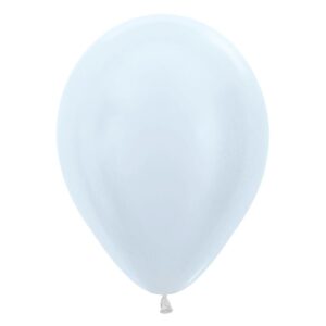 50 x Latex Balloons 12in Satin White
