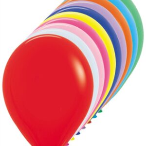 50 x Latex Balloons 12in Multi colour Assorted, Matte