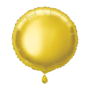 Foil Balloon 18in Round Gold