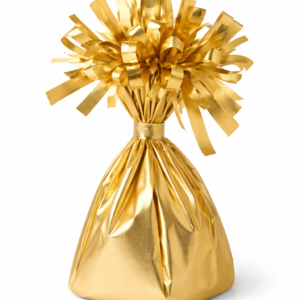 Matte metallic gold balloon weight