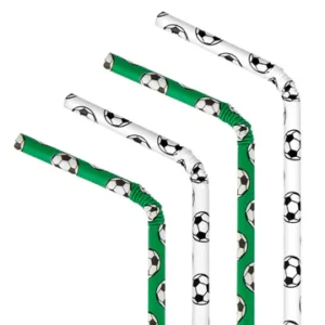 Football straws 10 pcs.