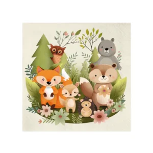 Forest friends napkins 10 pcs.