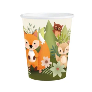 Forest Friends paper cups 220ml 6 pcs.