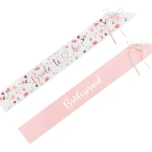 Bride to be and Bridesmaid sashes, mix, 76cm, 6pcs